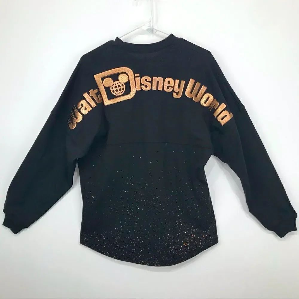 Walt Disney World Black Belle of the Ball Bronze Splatter Spirit Jersey